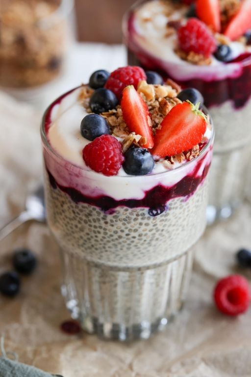 Mixed Berry Chia Pudding