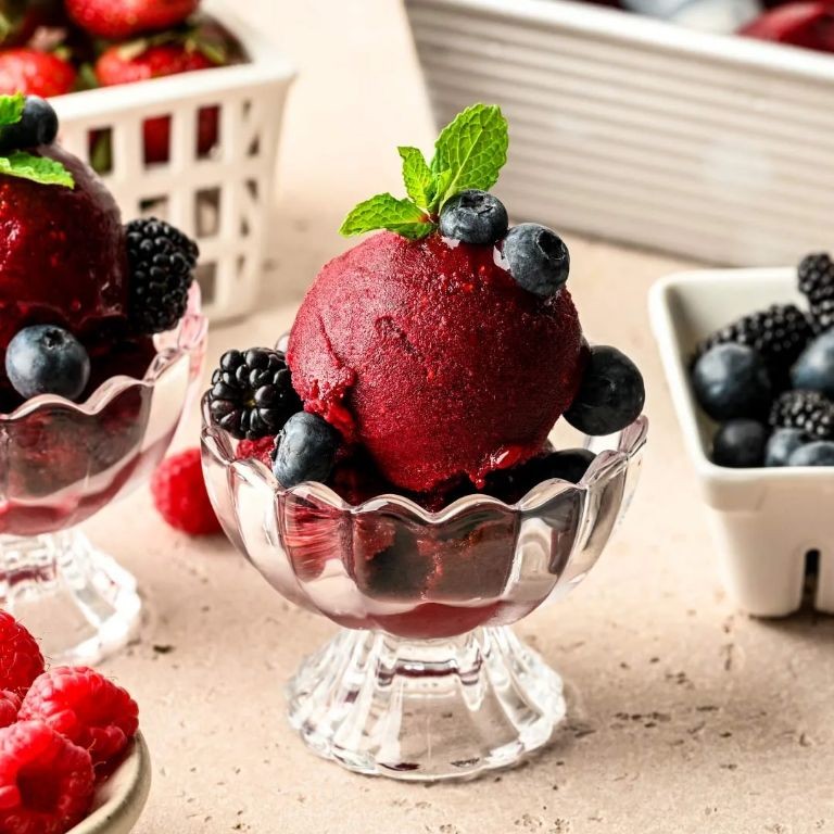 Mixed Berry Frozen Fruit Sorbet