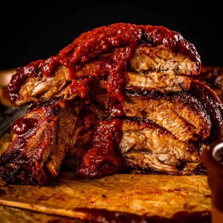 Molasses and Coffee BBQ Ribs