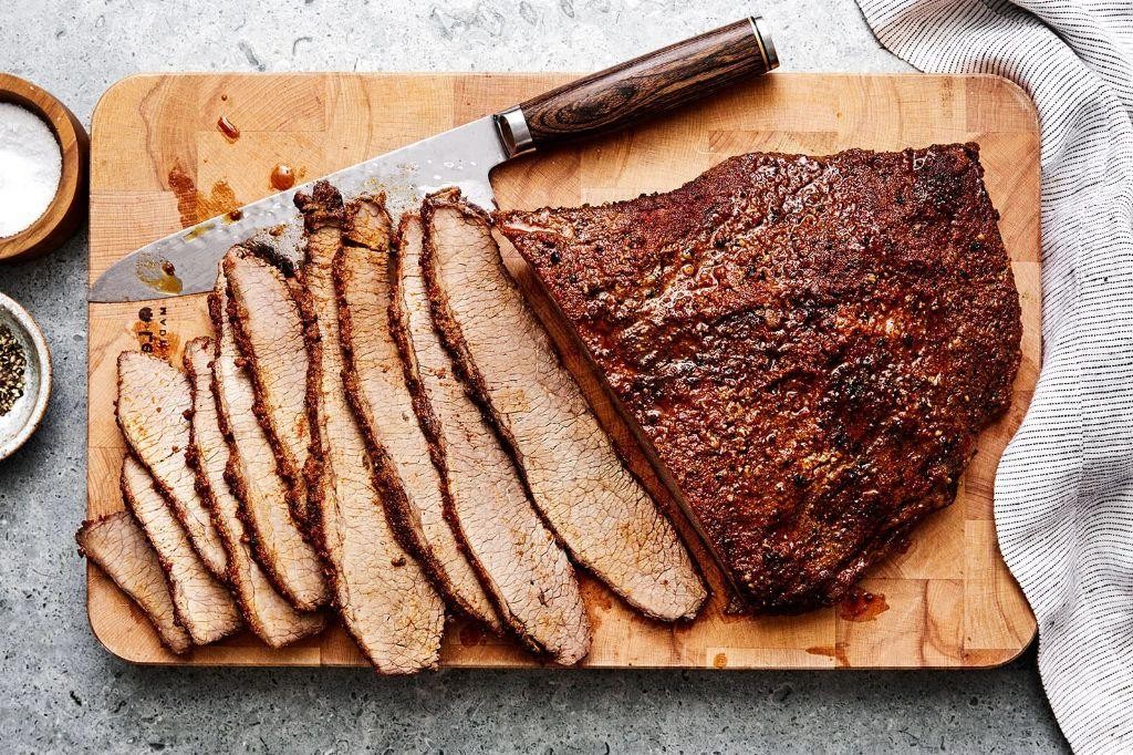 Molasses and Coffee Smoked Brisket