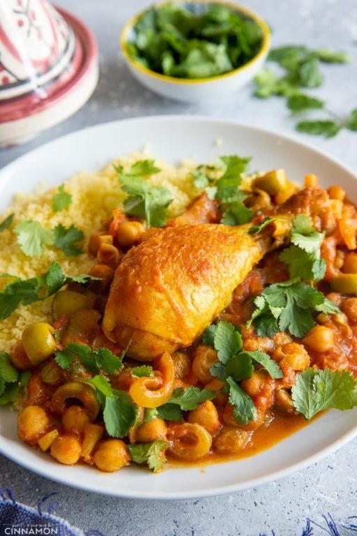 Moroccan Cinnamon Chicken Tagine