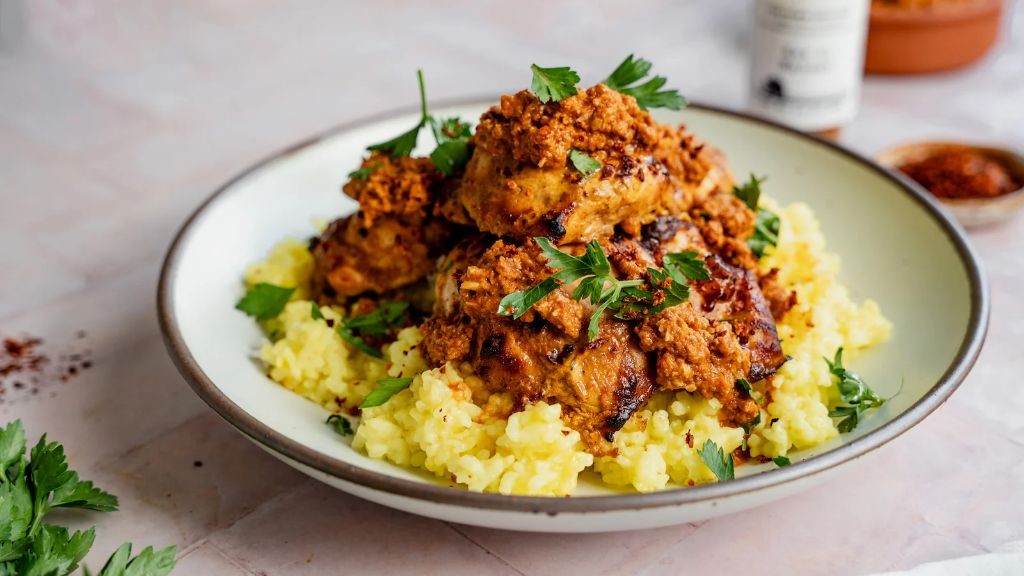 Moroccan-Style Chicken and Rice with Ras el Hanout