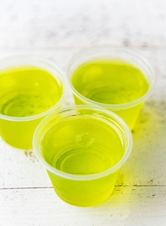 Mountain Dew Jelly Shots