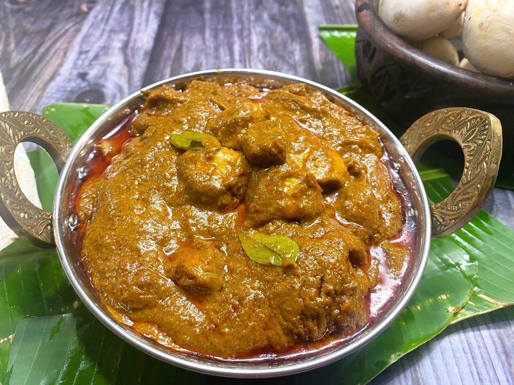 Mushroom Khichdi with Ghee