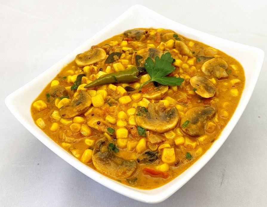 Mushroom and Corn Curry