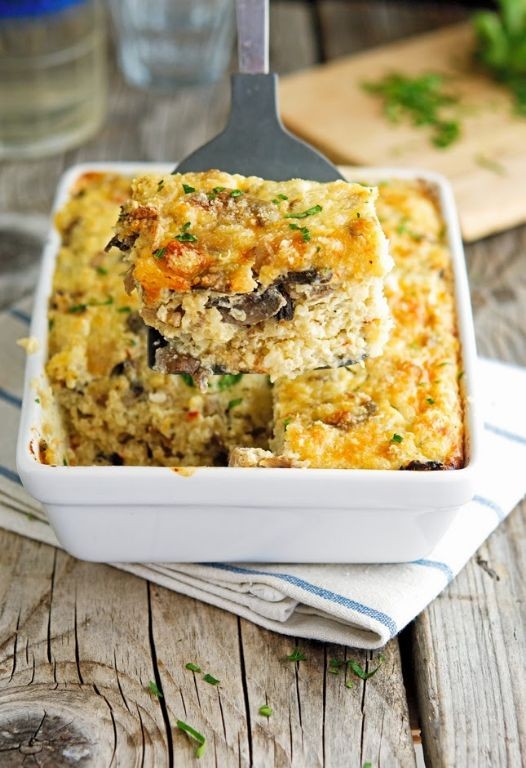 Mushroom and Thyme Quinoa Casserole