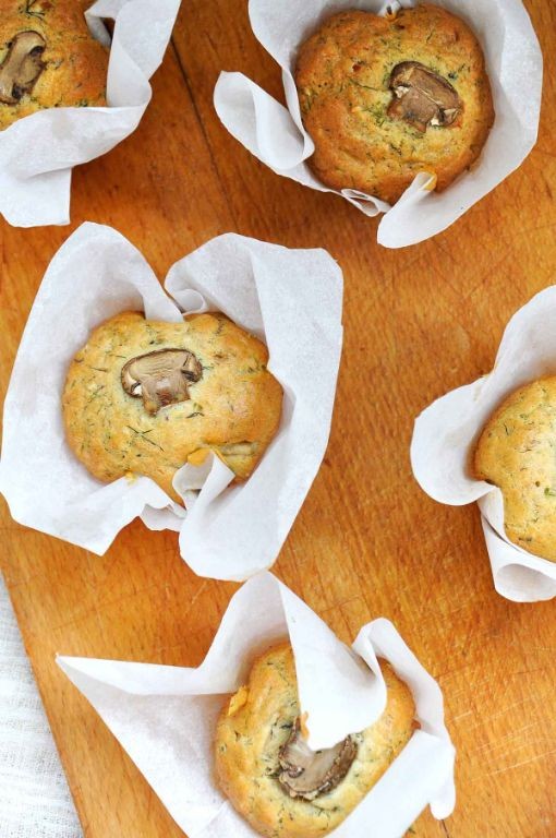 Mushroom and Thyme Savory Muffins
