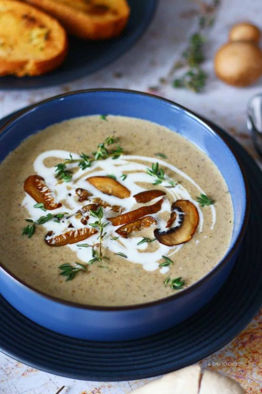 Mushroom and Thyme Souper Cubes Bisque