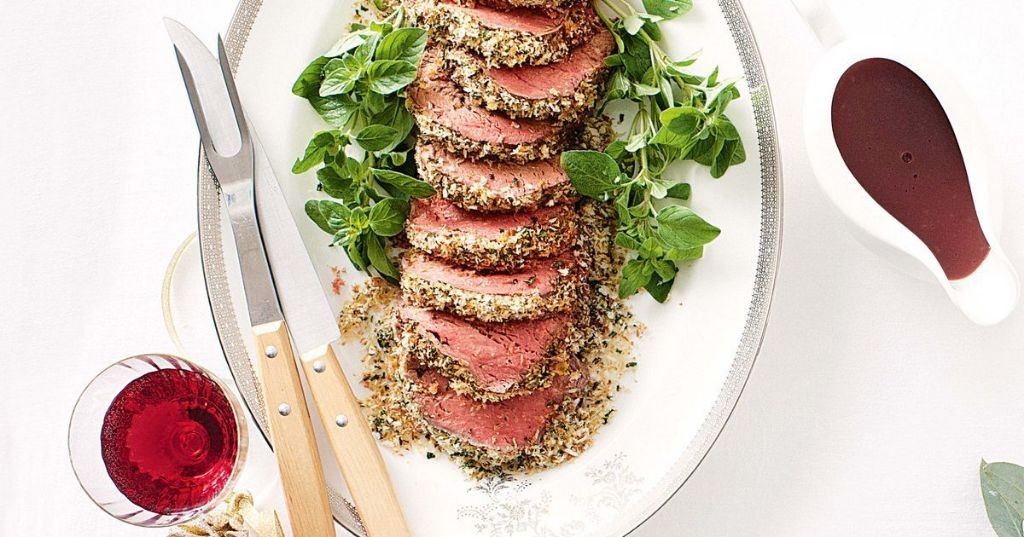 Mustard and Herb Crusted Rump Steak