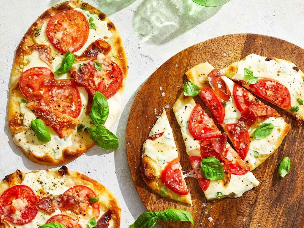 Naan Bread Margherita Flatbread