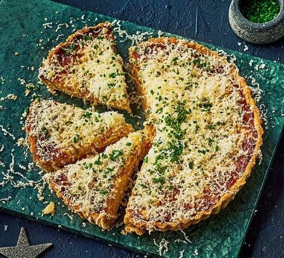 Neufchatel Cheese and Caramelized Onion Tart