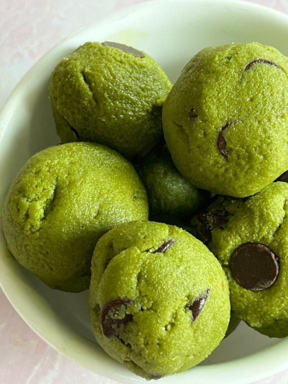 No Bake Matcha Green Tea Cookies