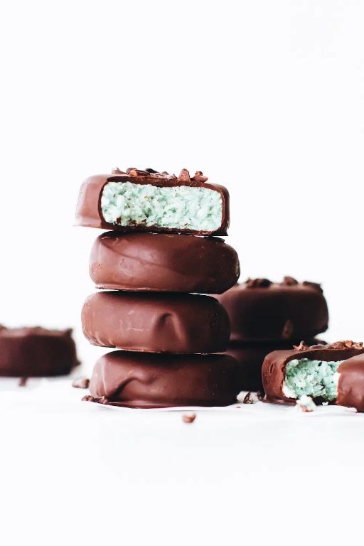 No Bake Mint Chocolate Cookies