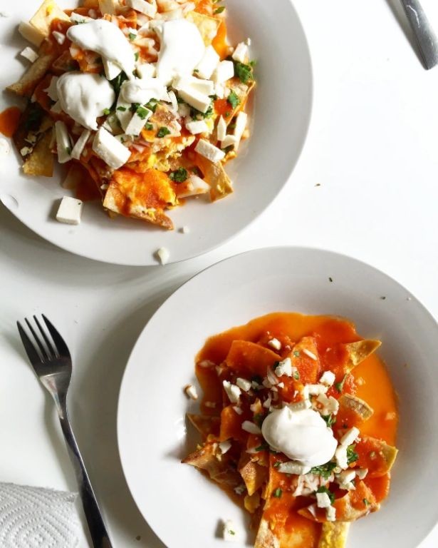 No-Fry Chilaquiles