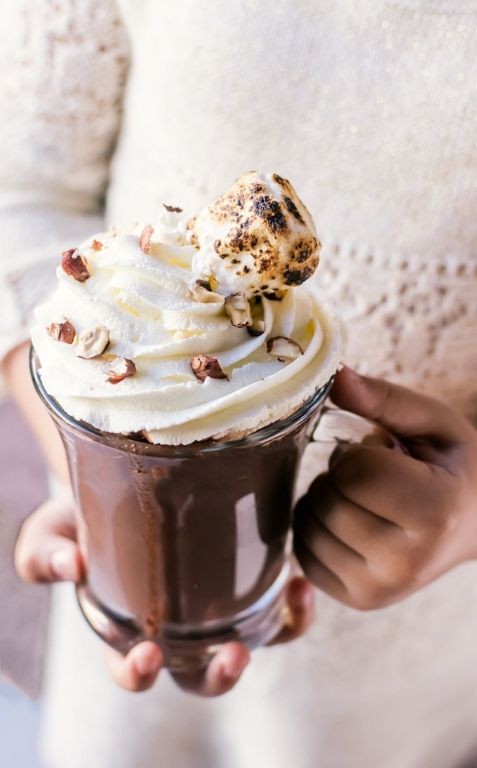 Nutella Swirl Hot Cocoa