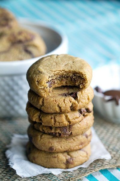 Nutella and Peanut Butter Stuffed Cookies
