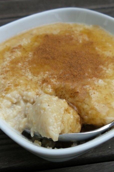 Oat Bran Pudding with Cinnamon