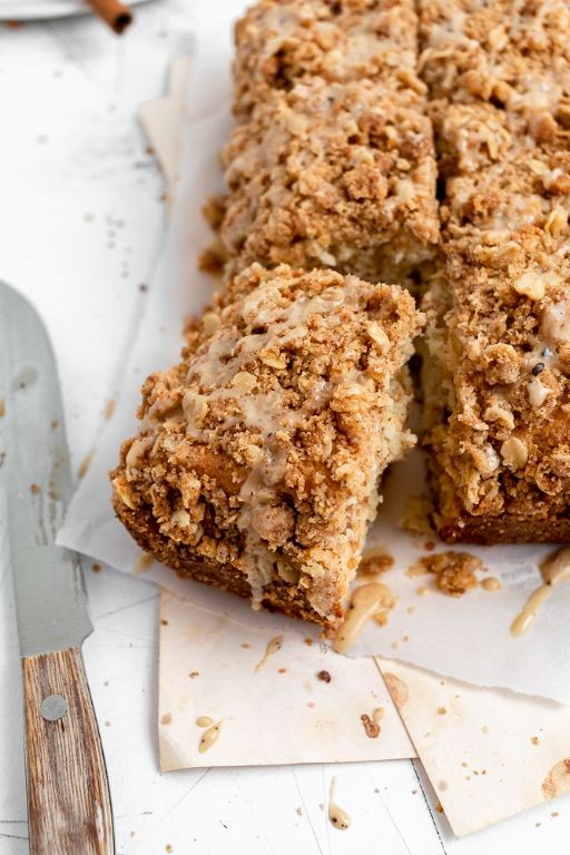 Oatmeal Coffee Cake with Streusel Topping