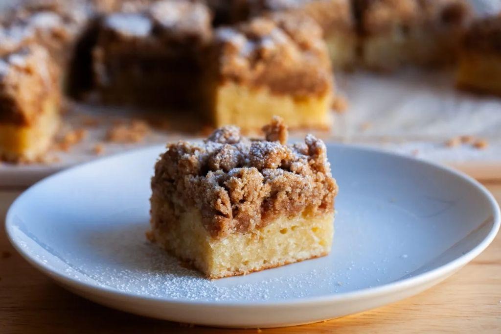 Oatmeal Crumble Coffee Cake