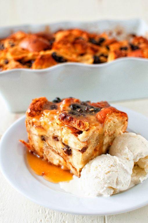 Oatmeal Raisin Bread Pudding