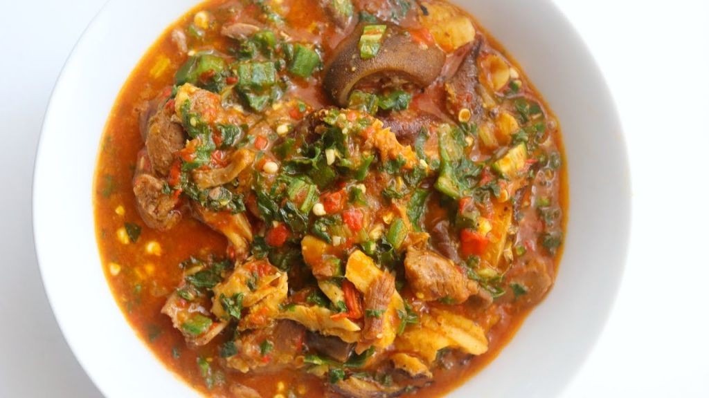 Okra Soup with Ogbono