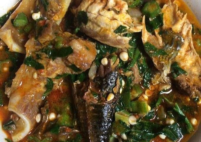 Okro Stew with Smoked Fish