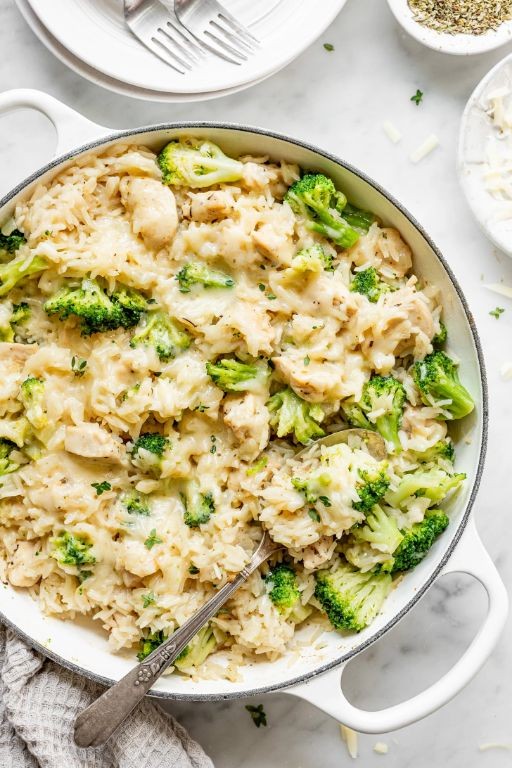 One-Pan Frozen Chicken and Rice Casserole