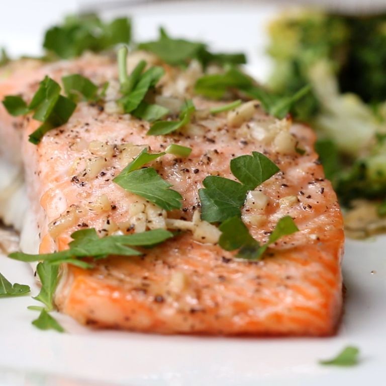 One-Pan Garlic Butter Salmon