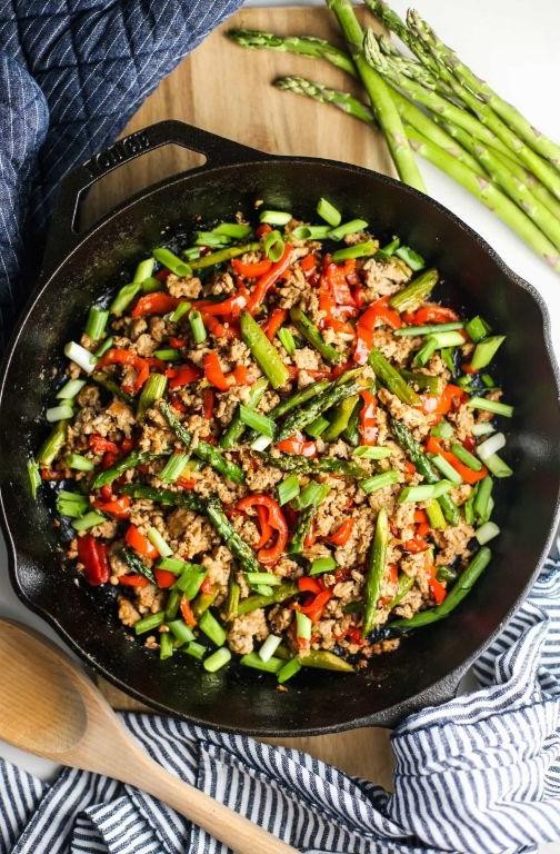 One-Pan Turkey and Veggie Stir-Fry