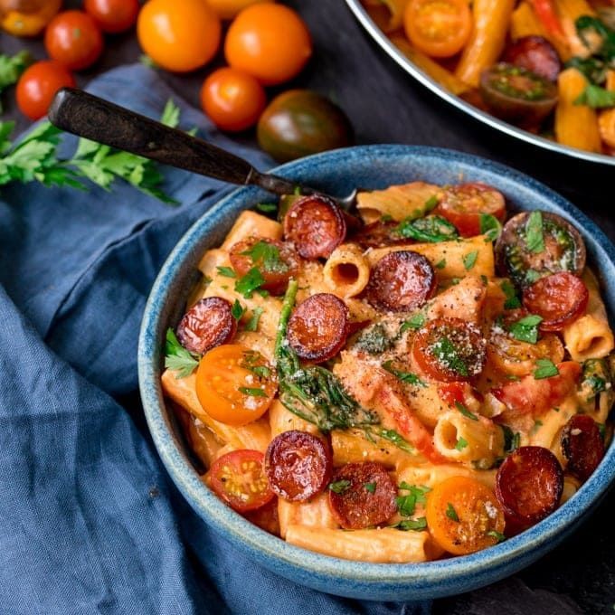 One-Pot Chorizo Pasta