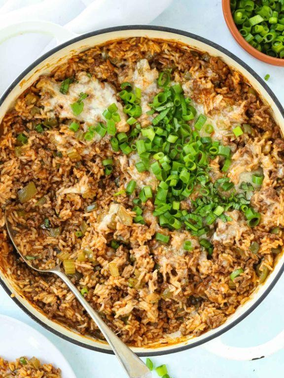 One-Pot Dirty Rice with Ground Beef