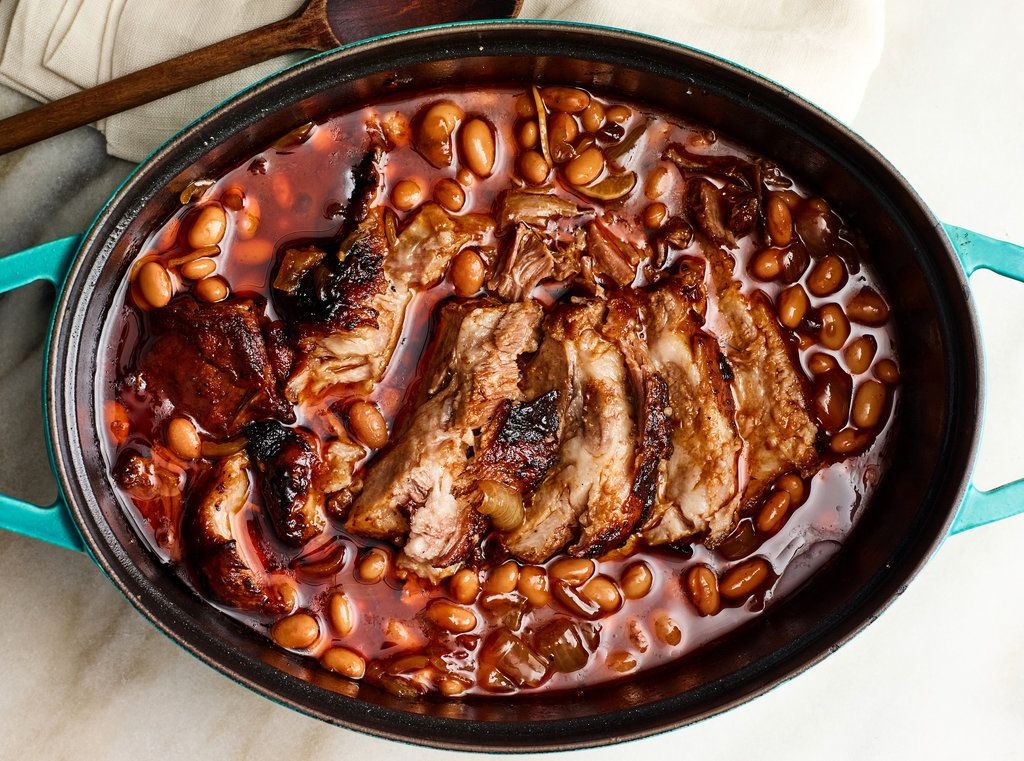 One-Pot Pork and Beans Casserole