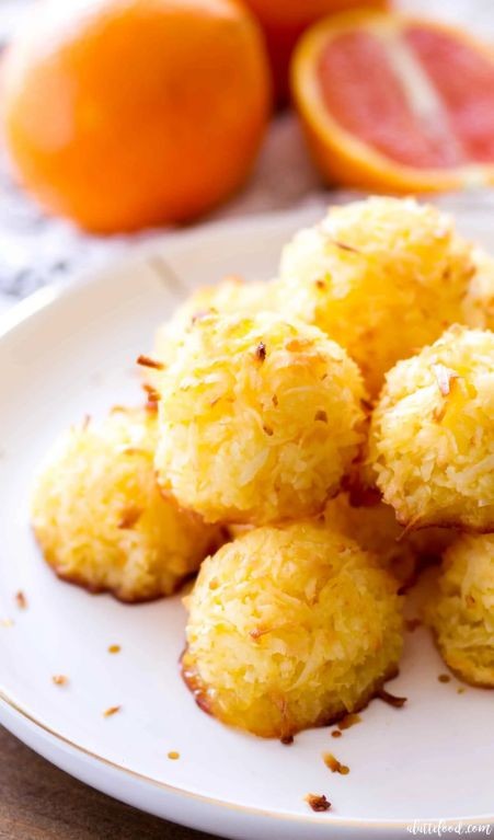 Orange Coconut Macaroons