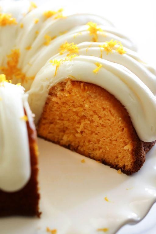 Orange Creamsicle Bundt Cake