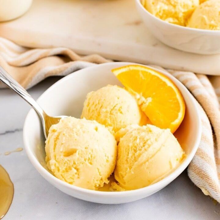Orange Creamsicle Ice Cream