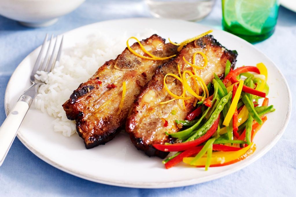 Orange Ginger Pork Ribs