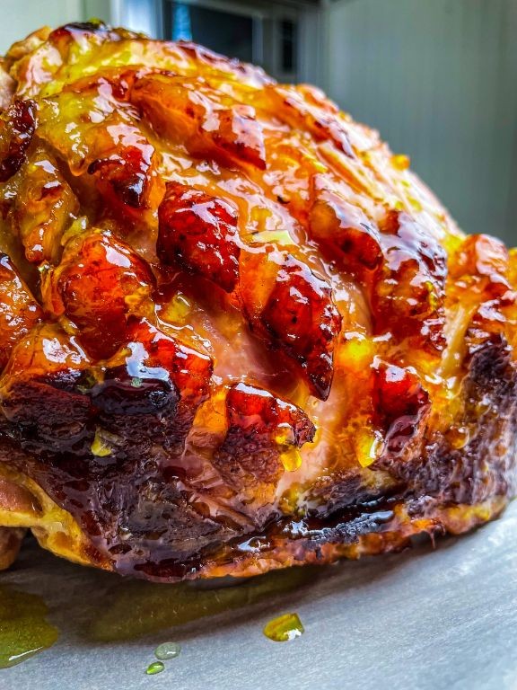 Orange Maple Glazed Ham