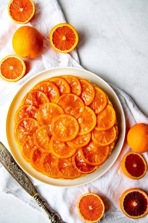 Orange Upside-Down Cake with Caramelized Oranges