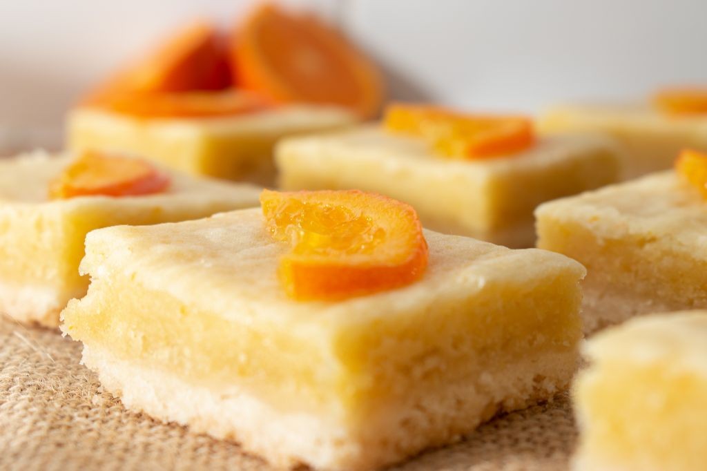 Orange Zest Divinity Squares
