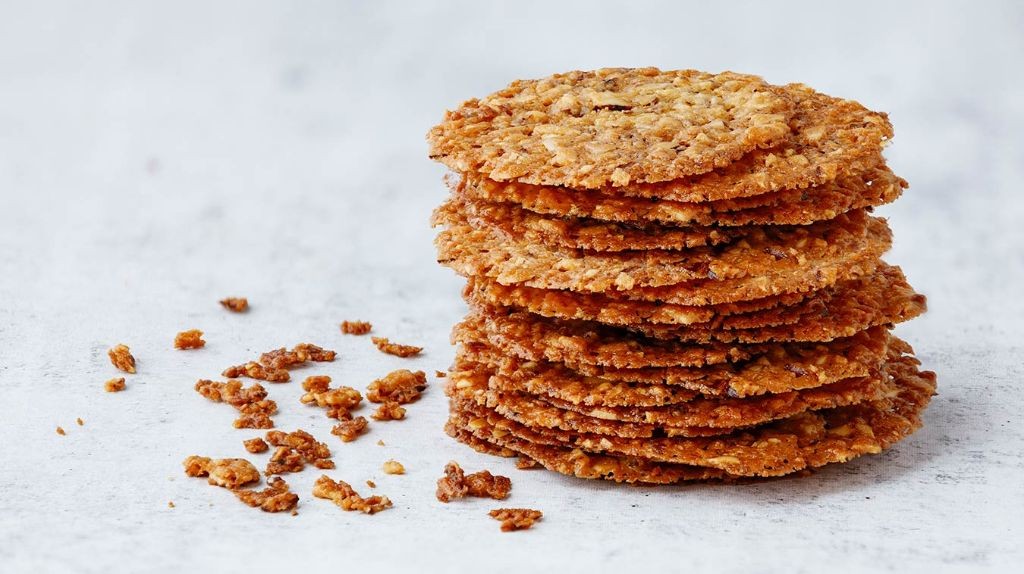Orange Zest Florentine Lace Cookies