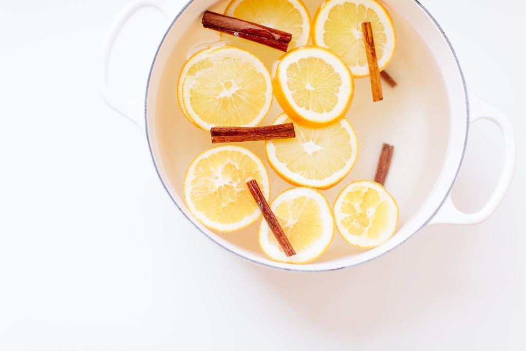 Orange Zest Switchel with Cinnamon