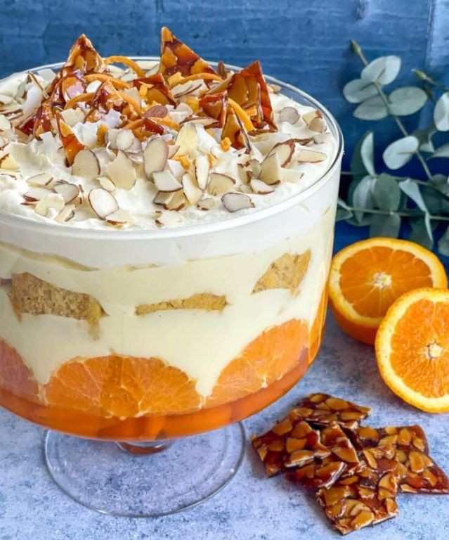 Orange and Almond Easter Trifle