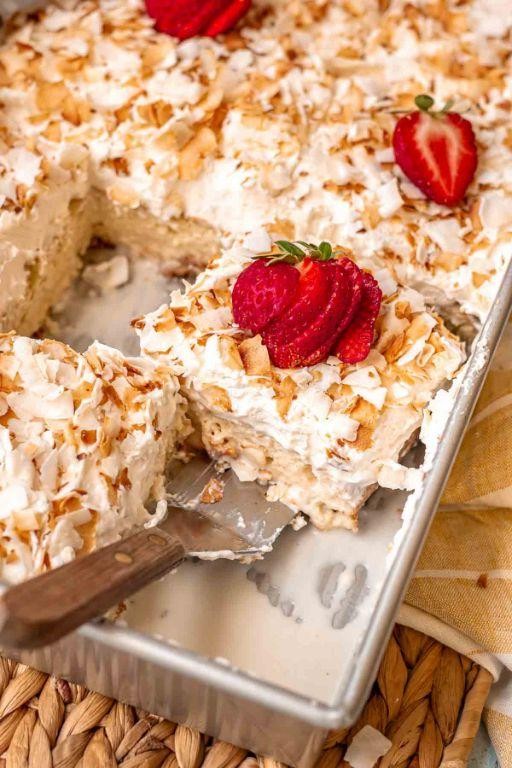 Orange and Coconut Tres Leches Cake