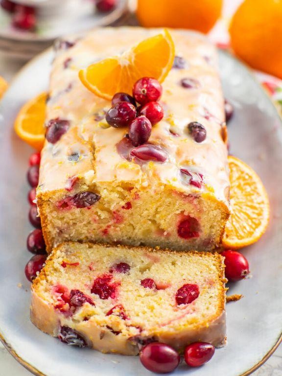 Orange and Cranberry Loaf Cake