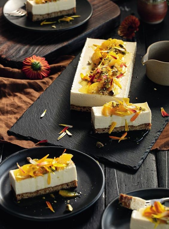 Orgeat Syrup Cheesecake