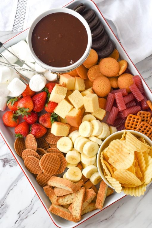 Orgeat Syrup Chocolate Fondue