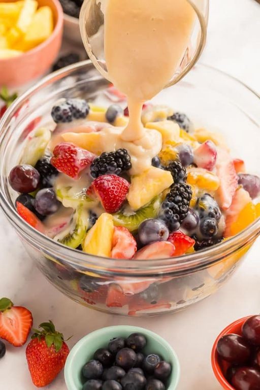 Orgeat Syrup Fruit Salad Dressing