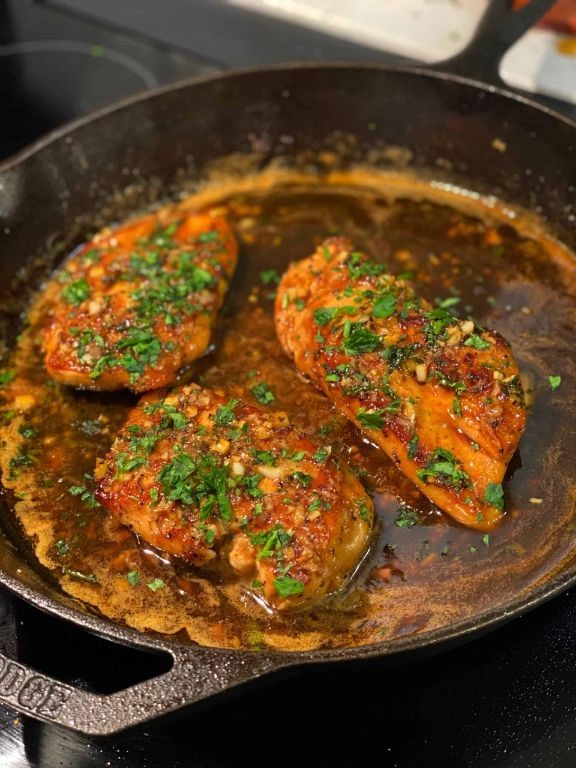 Orgeat Syrup Glazed Chicken