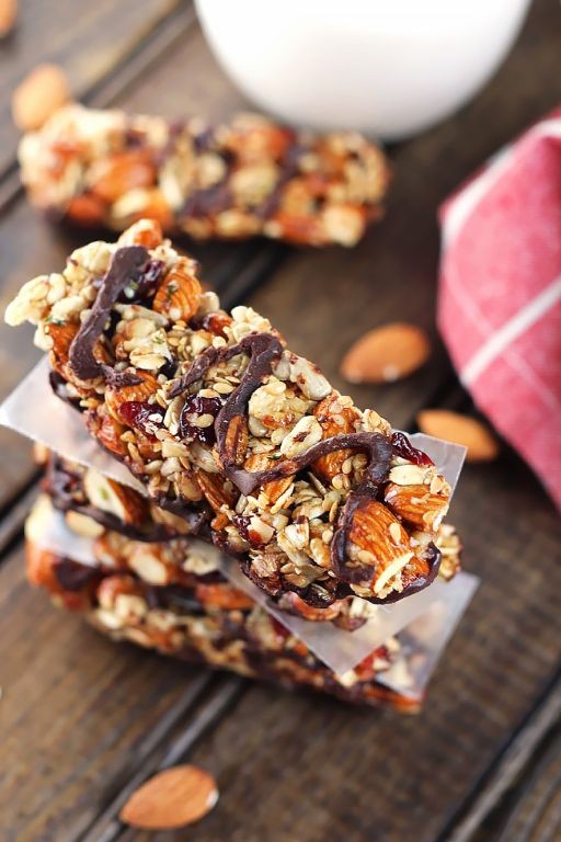 Orgeat Syrup Granola Bars