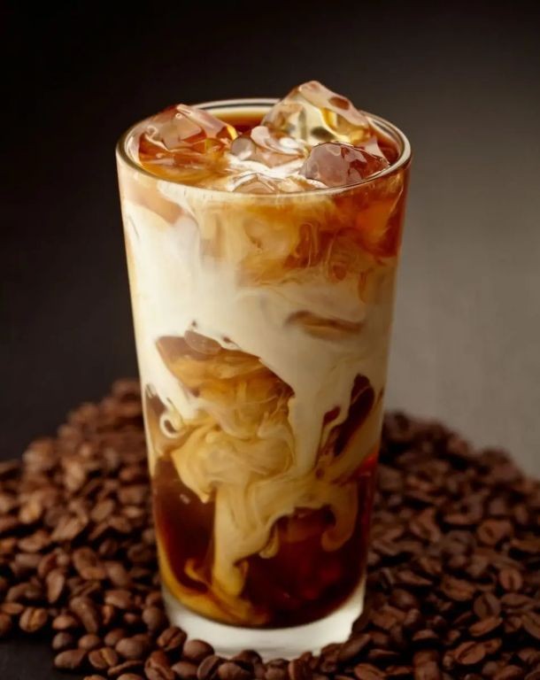 Orgeat Syrup Iced Coffee